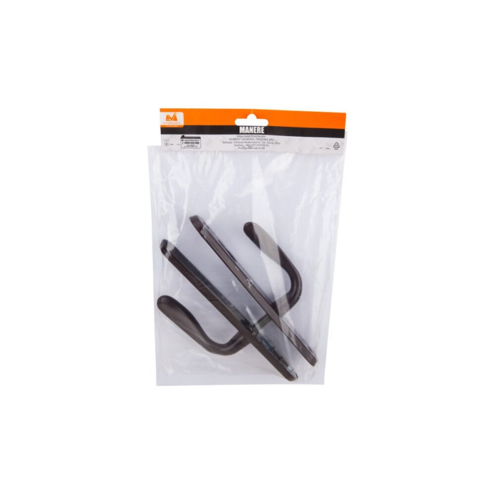 Mâner cu șild pentru ușă Evotools HGT642049, maro, tip cilindru - imagine 2