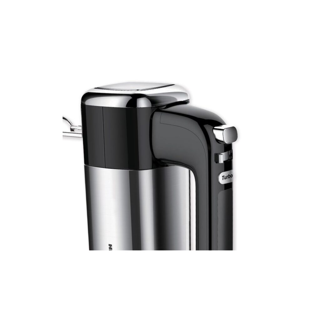 Mixer de mână Heinner HMB400, 400W, 5 viteze, Inox/Negru - imagine 2