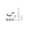 Mașină de tocat carne Heinner MG2100RD, 2100W, accesorii roșii și cârnați, Roșu - imagine 3