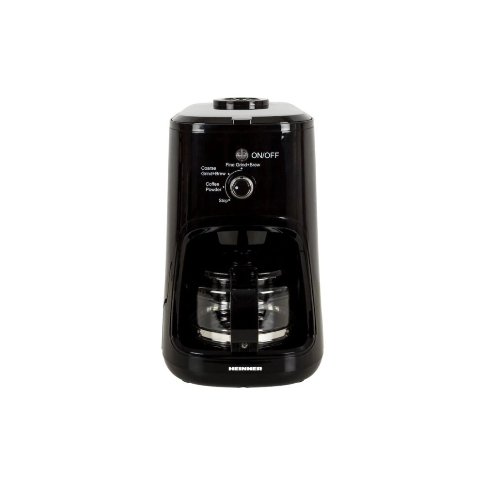 Cafetieră cu râșniță Heinner HCM900ARBK, Negru - imagine 1