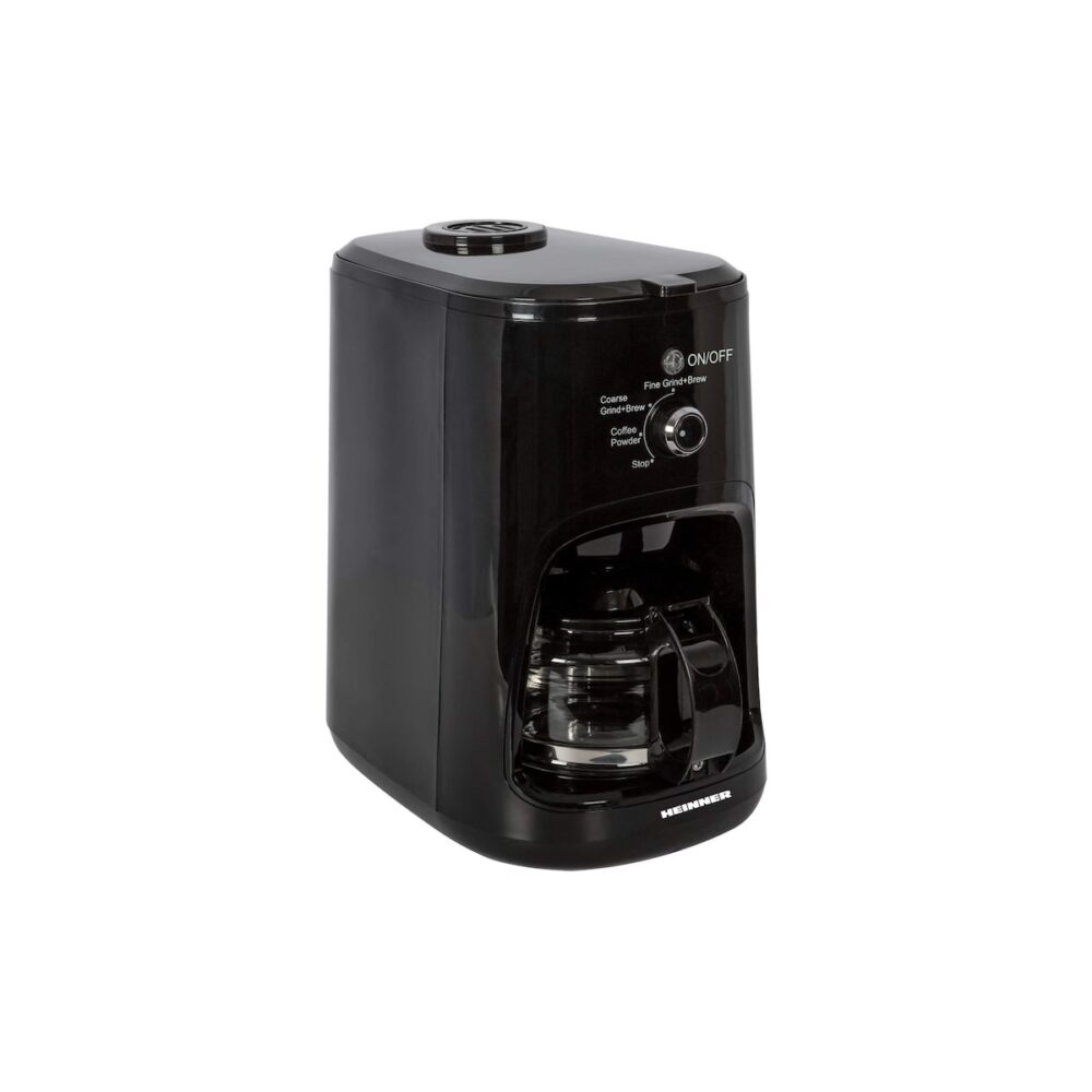 Cafetieră cu râșniță Heinner HCM900ARBK, Negru - imagine 2