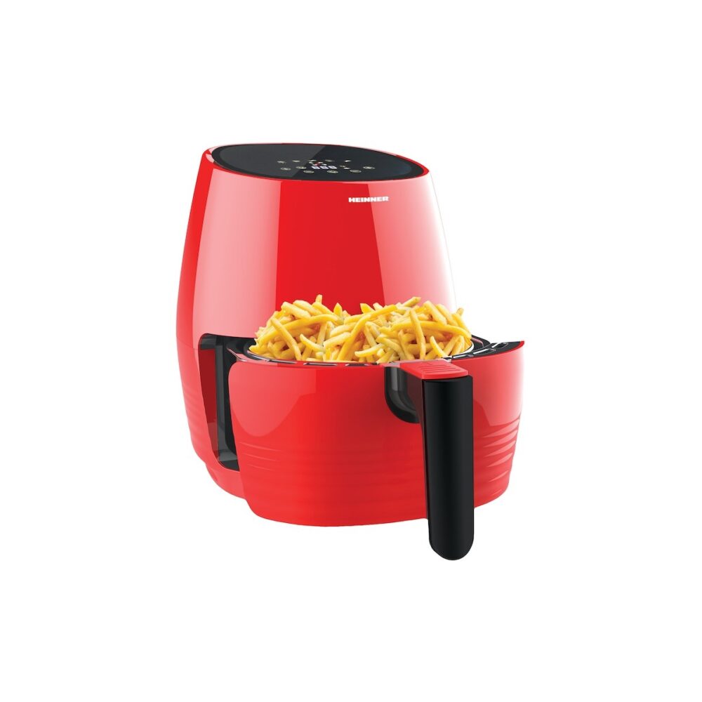 Friteuză cu aer cald Heinner HAF-1250DRD, 1250W, digitală, Roșu - imagine 2