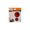 Disc abraziv cu prindere arici EvoTools, Ø125 mm, granulație P120, set 5 bucăți - imagine 2