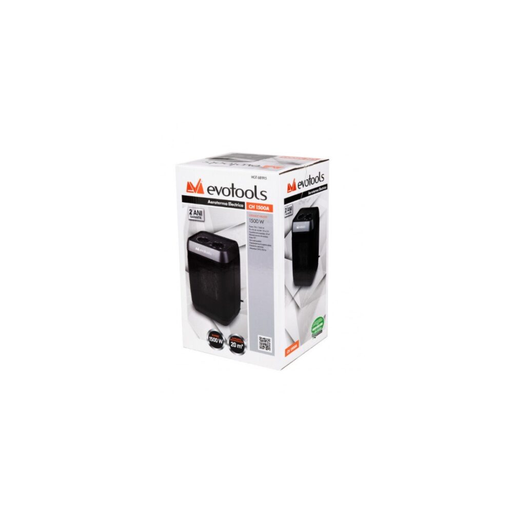 Aerotermă electrică ceramică Evotools CH 1500A, 1500W - imagine 2