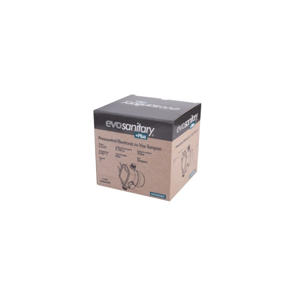 Prescontrol electronic EvoSanitary +Plus HGT682861, 2.2 kW, cu vas tampon, 1 inch - imagine 2