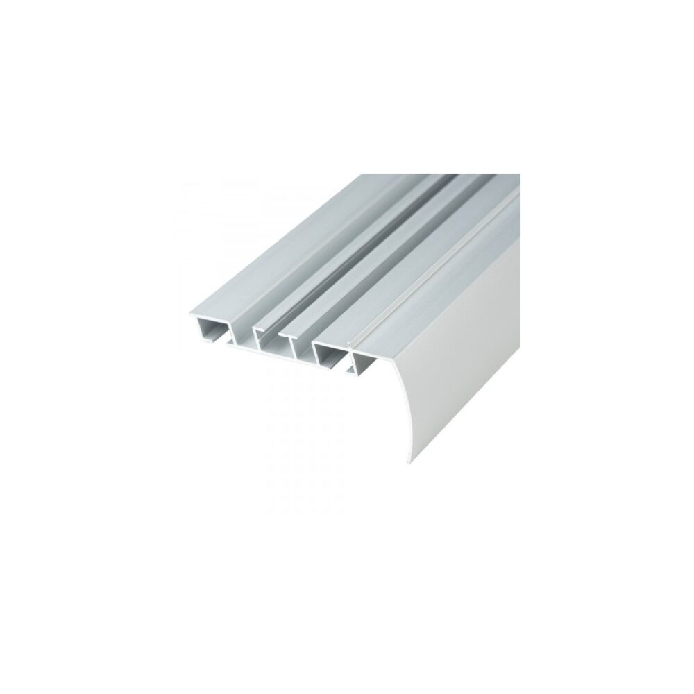 Șină perdea din aluminiu EVO-M, Argintiu Perla, 300 cm - imagine 1