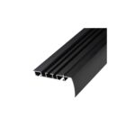 Set șină perdea din aluminiu EVO-M, negru mat, 150 cm