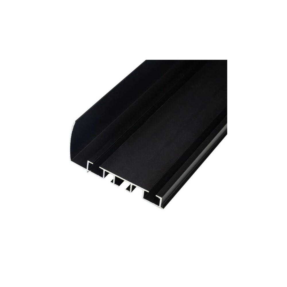 Set șină aluminiu EVO-M, negru mat, 300 cm - imagine 2