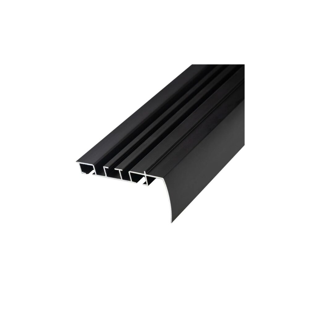 Set șină aluminiu EVO-M, negru mat, 350 cm - imagine 1