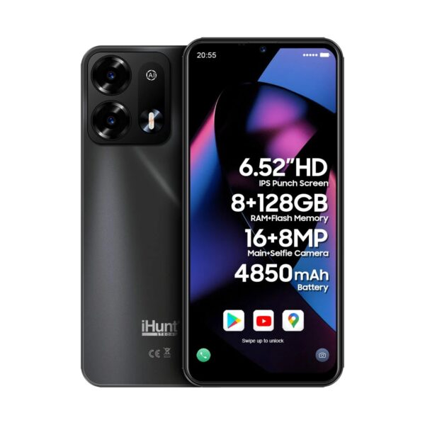 Telefon mobil iHunt S26 Ultra, 8GB RAM, 128GB, 4850mAh, Black - imagine 1