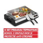 Plită electrică iHunt BRO Teppanyaki Grill, 47.5cm, cu accesorii