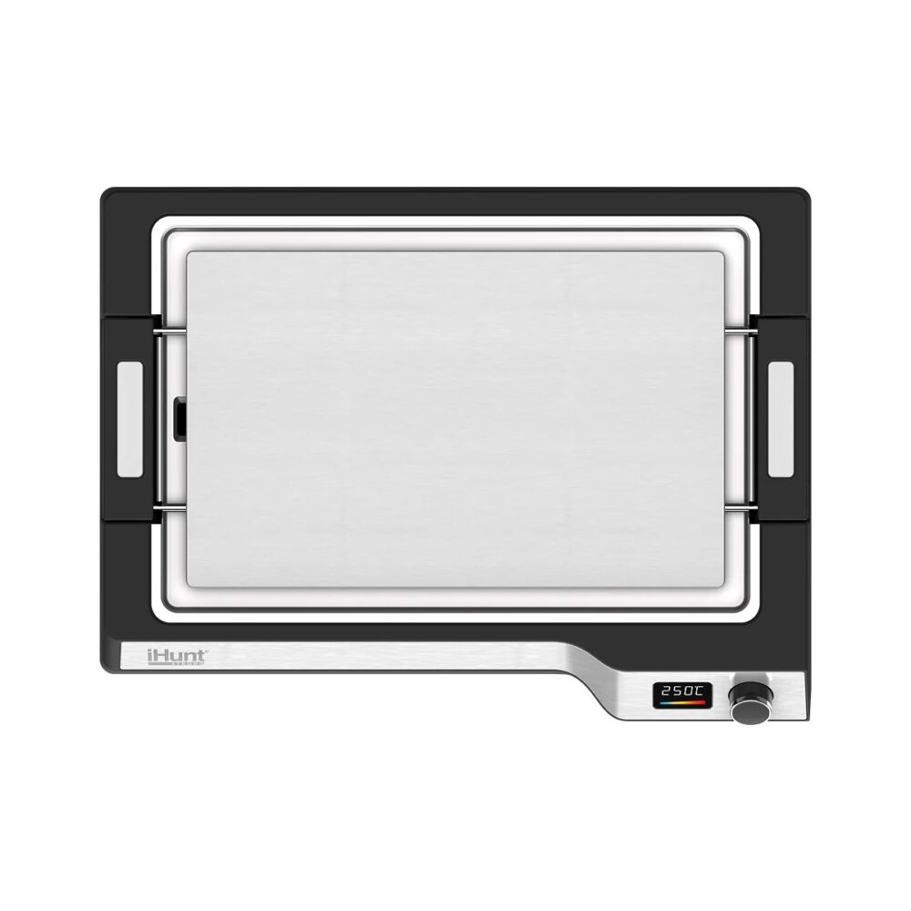 Plită electrică iHunt BRO Teppanyaki Grill, 47.5cm, cu accesorii - imagine 4