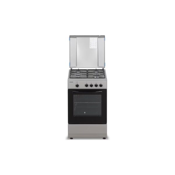 Aragaz Heinner HFSCSME50SL, 4 arzătoare pe gaz, 50 cm, Argintiu - imagine 1