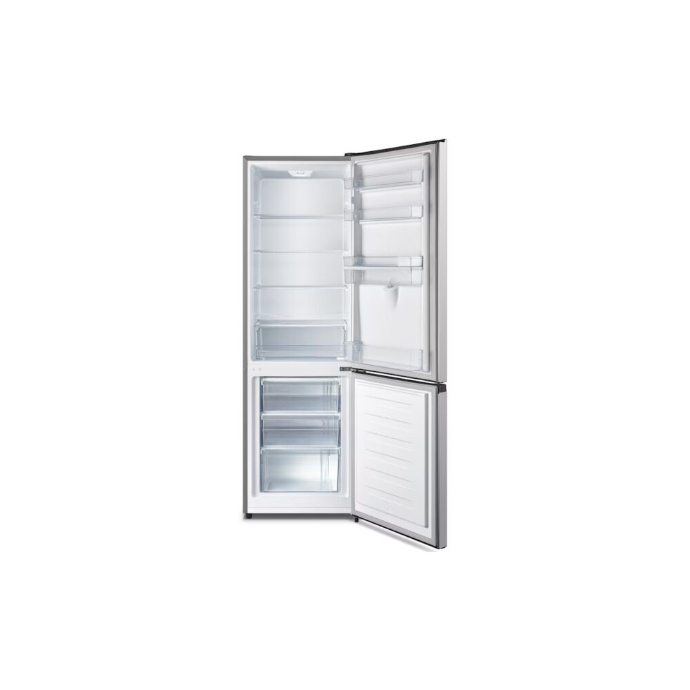 Combină frigorifică Heinner HC-HS268SWDE++, 268 L, Clasa E, Dispenser apă, Argintiu - imagine 2