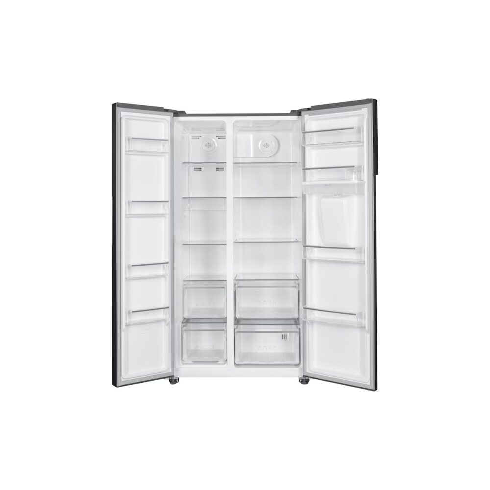 Frigider Side by Side Heinner HSBS-HM529NFXWDE++, 529 L, Clasa E, Dozator apă, Inox - imagine 3