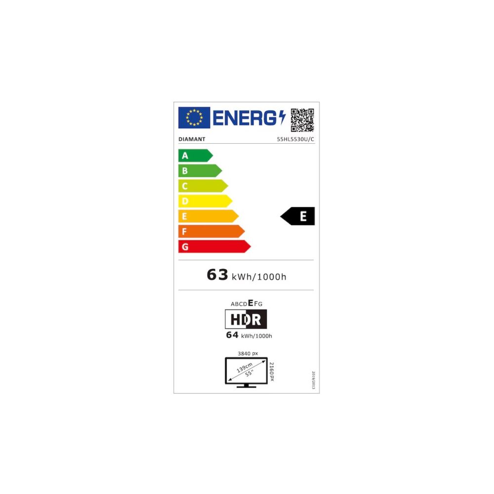 Televizor Smart LED Diamant, 139 cm (55 inch), Interfață VIDAA - imagine 6