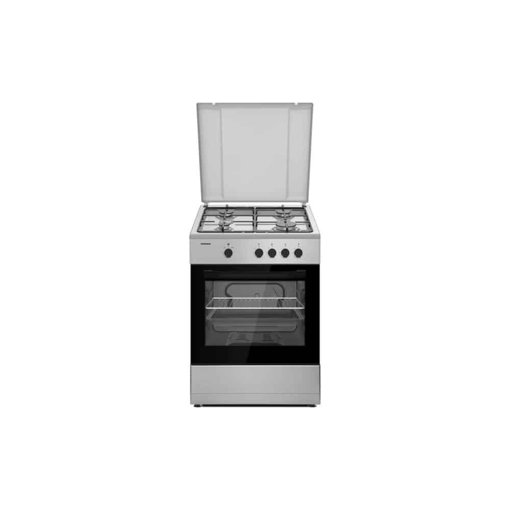 Aragaz Heinner HFSCSME66ISL, 4 Arzătoare, Gaz, Inox - imagine 1