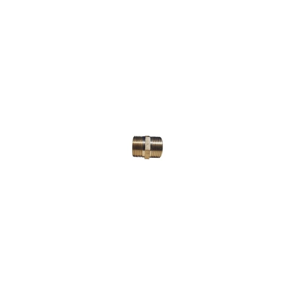 Niplu din alamă 1 inch (1") pentru instalații sanitare - imagine 1