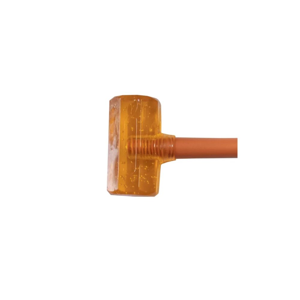 Ciocan antirecul din PVC flexibil LT33916, portocaliu - imagine 2