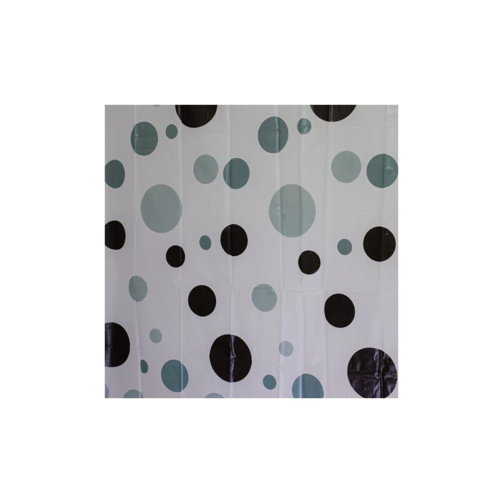 Perdea de duș Serstill 4149 Hypo, model cu buline - imagine 2