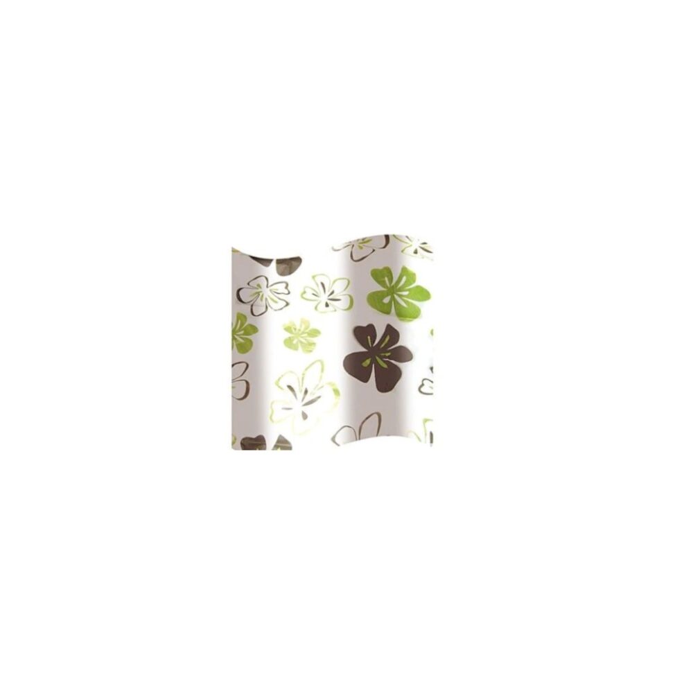 Perdea pentru duș cu model floral, cod 4972 - imagine 1