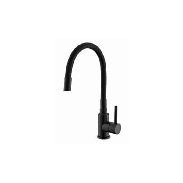 Baterie bucătărie flexibilă Serstill Twist BTW4ANM, negru mat - imagine 1
