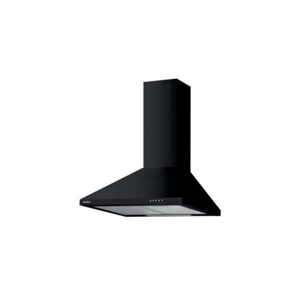 Hotă decorativă Samus HS660DLB, 60 cm, Neagră - imagine 1