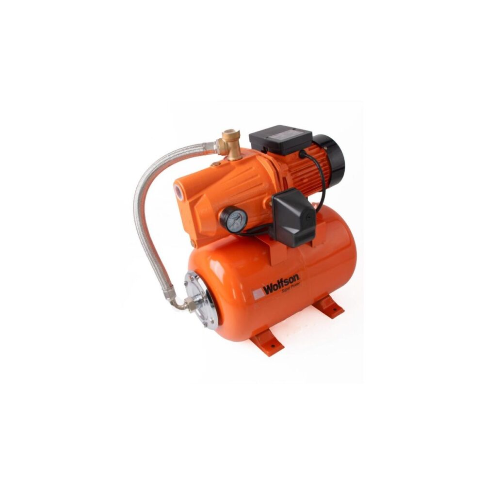 Hidrofor cu pompă din fontă Wolfson WFS0034, rezervor 24 litri - imagine 2