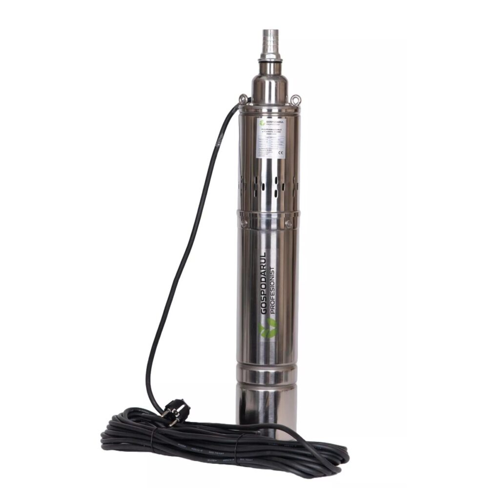 Pompă submersibilă apă curată Gospodarul Profesionist PMP0004.2, 1500W, cu șnec - imagine 1