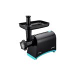 Mașină de tocat carne Nobeltek NMG1000, accesorii incluse, Negru/Turcoaz