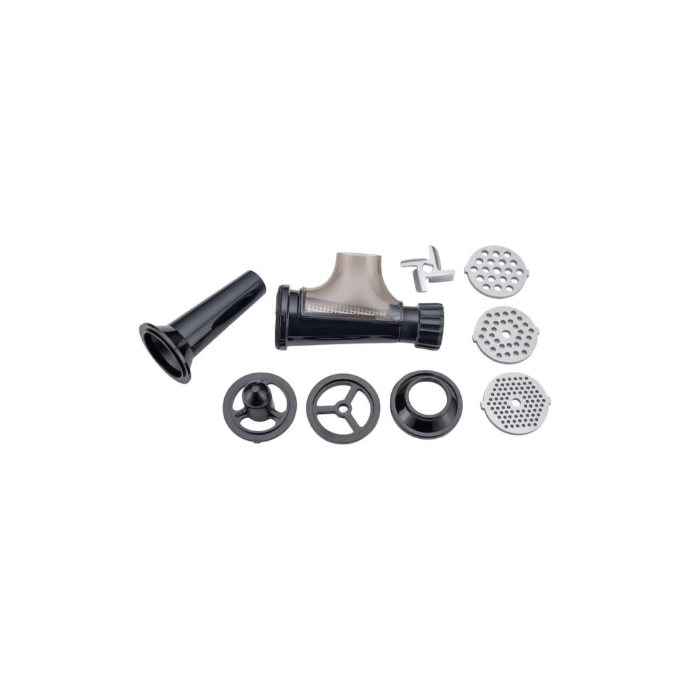 Mașină de tocat carne Nobeltek NMG1000, accesorii incluse, Negru/Turcoaz - imagine 2