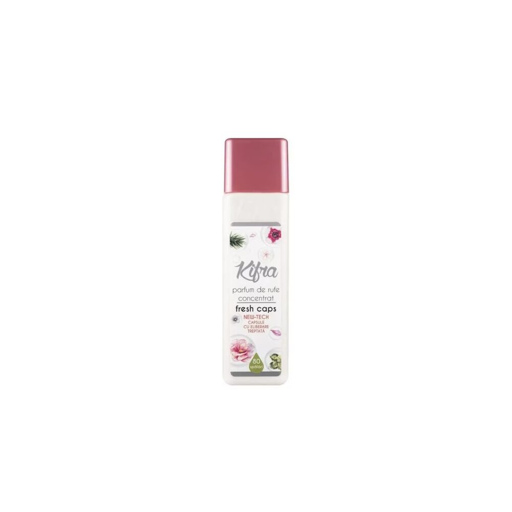 Parfum de rufe concentrat Kifra Fresh Caps, 200 ml, 80 spălări - imagine 1