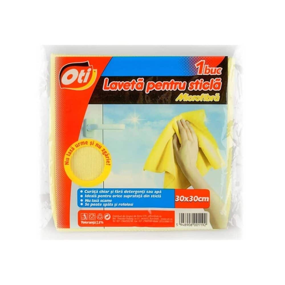 Lavetă din microfibră pentru sticlă Oti, 30x30 cm - imagine 1