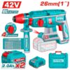 Ciocan rotopercutor cu acumulatori Total TRHLI42268, 42V, Brushless, 26mm, 2 acumulatori 2.0Ah - imagine 1