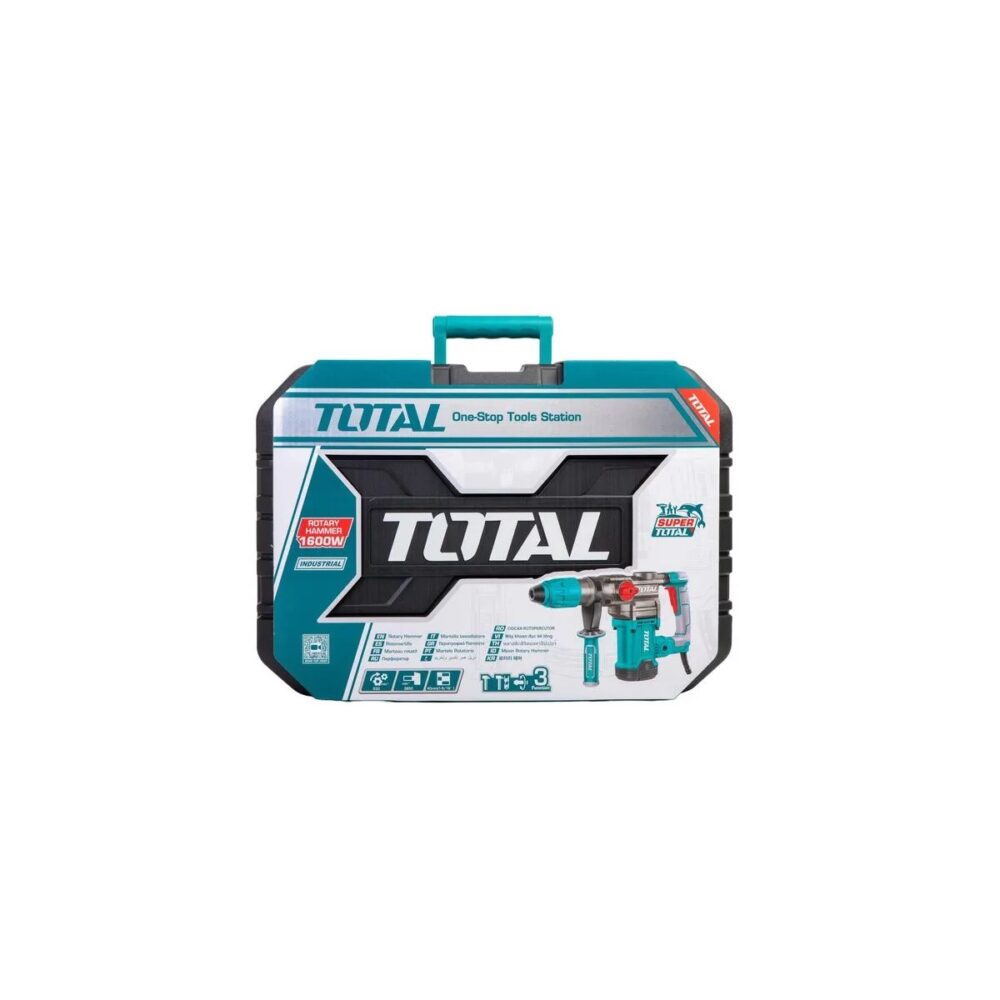 Ciocan rotopercutor Total Industrial TH1163855, 1600W, SDS-Max, 9J - imagine 4