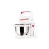 Mixer cu bol Daewoo DHM100W, bol inox, alb/roșu - imagine 1