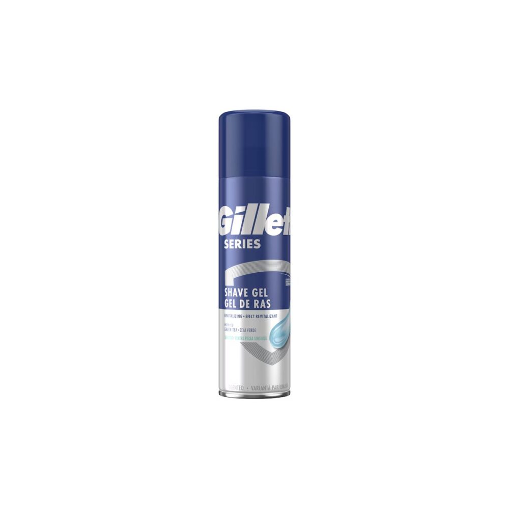 Gel de ras Gillette Series Revitalizing cu ceai verde, 200 ml - imagine 1