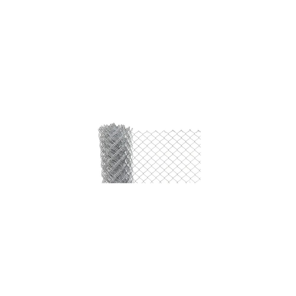 Plasă împletită zincată pentru gard, 2 x 10 m, grosime fir 2.5 mm - imagine 2
