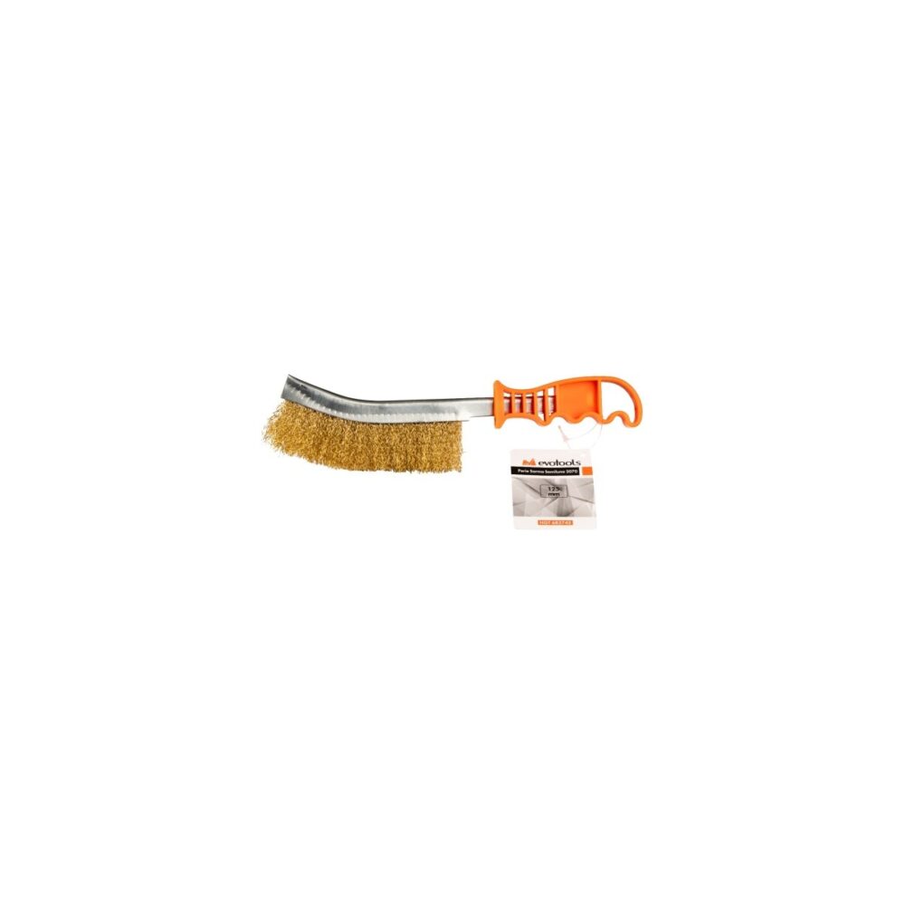 Perie de sârmă semilună Evotools 2070, 125 mm, mâner plastic - imagine 2