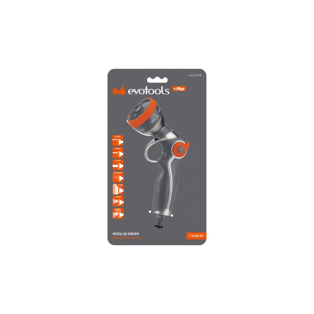 Pistol de stropit Evotools Plus HGT677978, 7 funcții - imagine 2