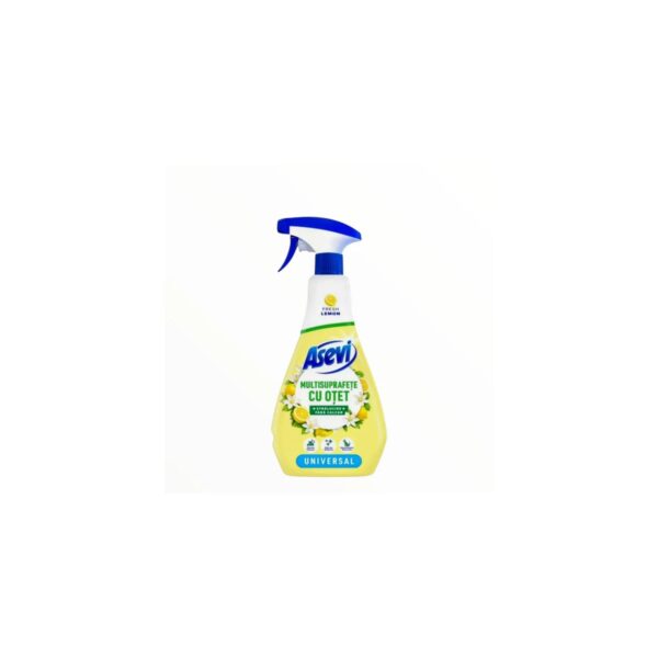 Detergent universal multisuprafețe cu oțet Asevi Spray, 750 ml - imagine 1