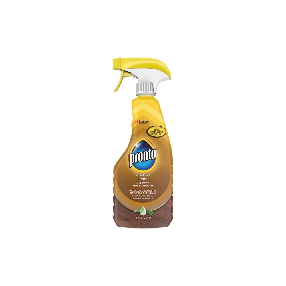 Spray pentru curățarea lemnului Pronto Expert Care Aloe Vera, 500 ml - imagine 1