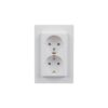 Priză dublă Schneider Electric Asfora EPH9900121, albă, 16A - imagine 1
