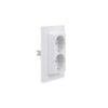 Priză dublă Schneider Electric Asfora EPH9900121, albă, 16A - imagine 2