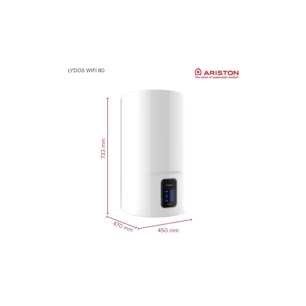 Boiler electric Ariston Lydos WiFi 80L, 1.8 kW, Clasa B - imagine 4