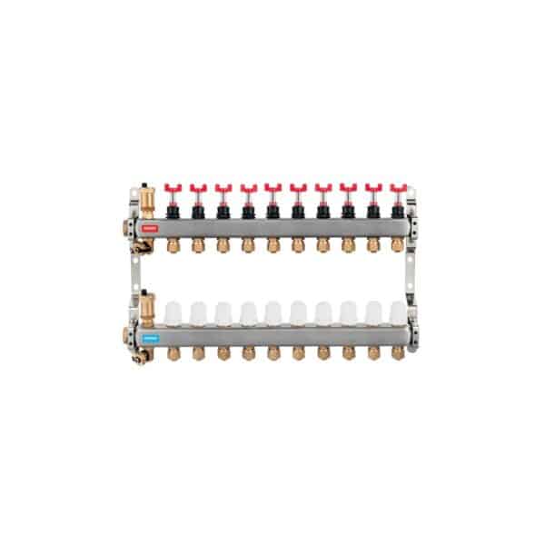 Distribuitor Ferro din inox pentru încălzire în pardoseală, 10 căi - imagine 1