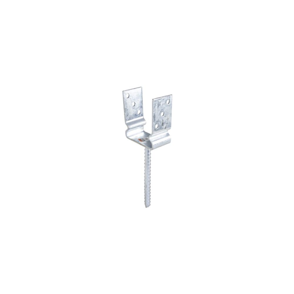 Papuc reazem U cu picior filetat, oțel galvanizat, Honest 64x91x48 mm - imagine 1