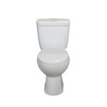 Set vas WC stativ Luxor Rimless, cu rezervor ceramic și capac inclus