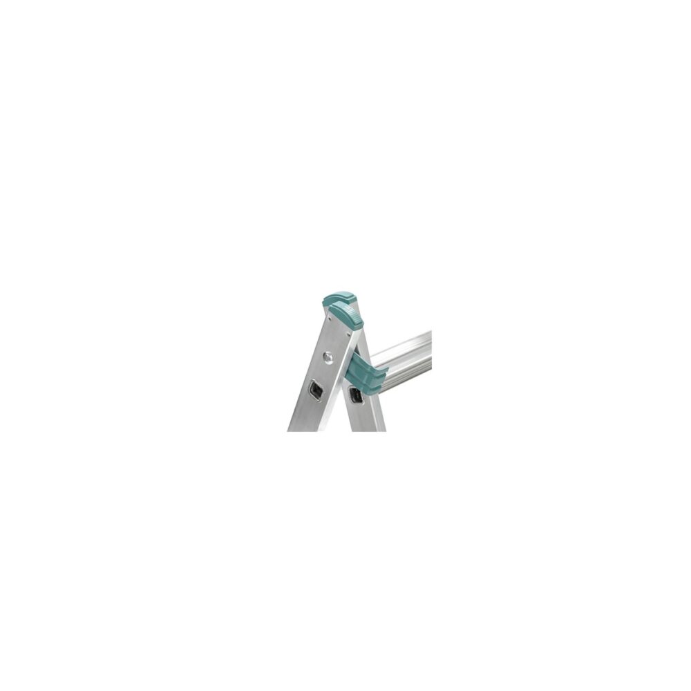 Scără aluminiu multifuncțională tip 7509, pliabilă 2 tronsoane - imagine 3