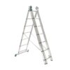 Scara aluminiu multifuncțională Profi 7607, tip A și extensibilă - imagine 1
